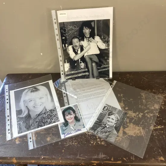 Vicki Michelle Autographed Photo With COA, Kirsten Cooke, Kim Hartman, Sue Hodge Signed Photos, Etc